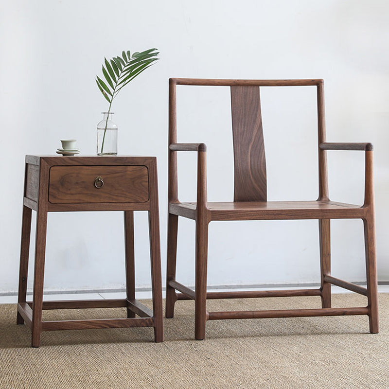 Traditional Dining Chairs Solid Wood Dining Chair with Cushion
