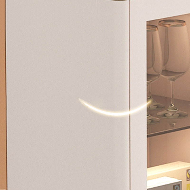 Folding Bar Pub Table Set 2/3 Pcs Storage Base Bar Table and Upholstered Stools