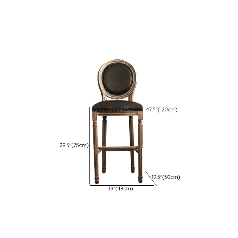 Rectangle Bar Pub Table Set 1/3/4 Pcs Antique Solid Wood Bar Table and Stools