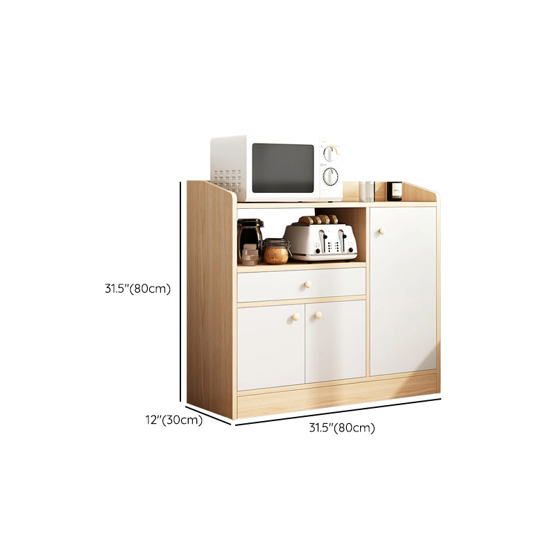 Modern Style Dining Server Engineered Wood Server for Living Room