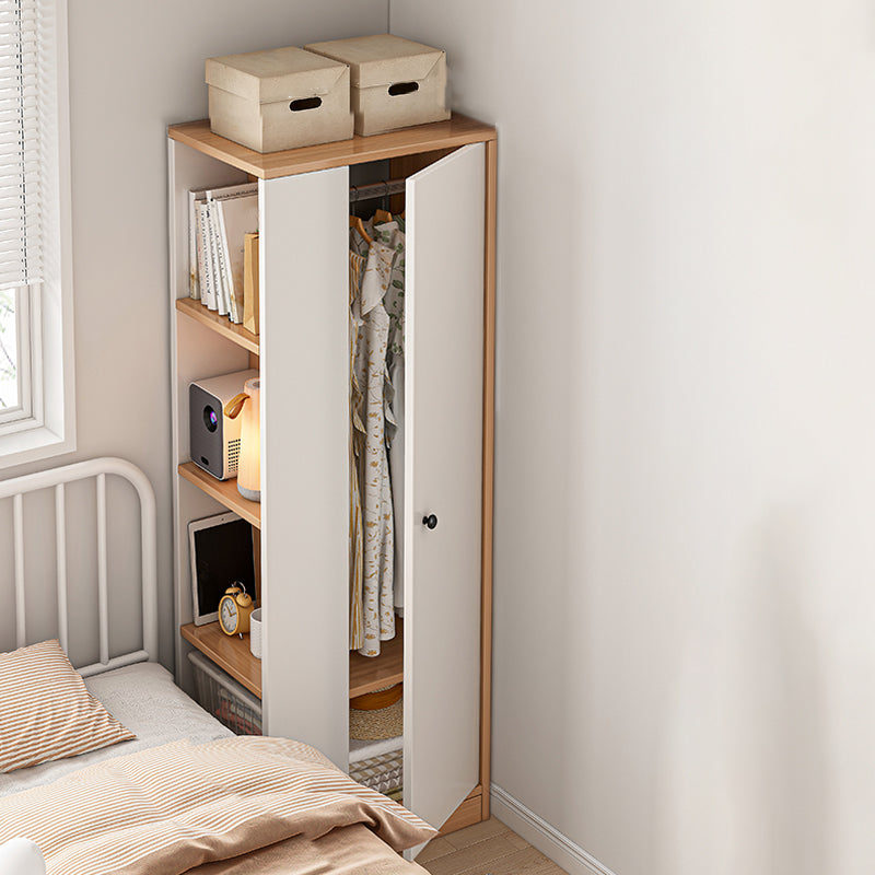 Wood Hanging Clothes Rack 1-door and 2-door Hanging Clothes Rack