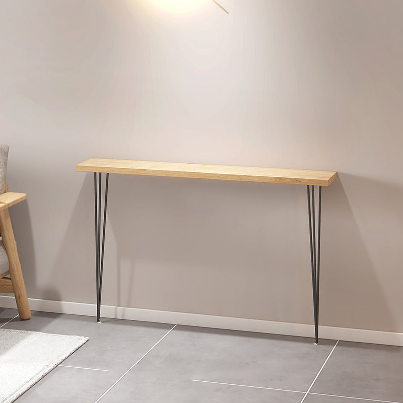 Rectangle Shape Contemporary Console Table Natural Console Sofa Table