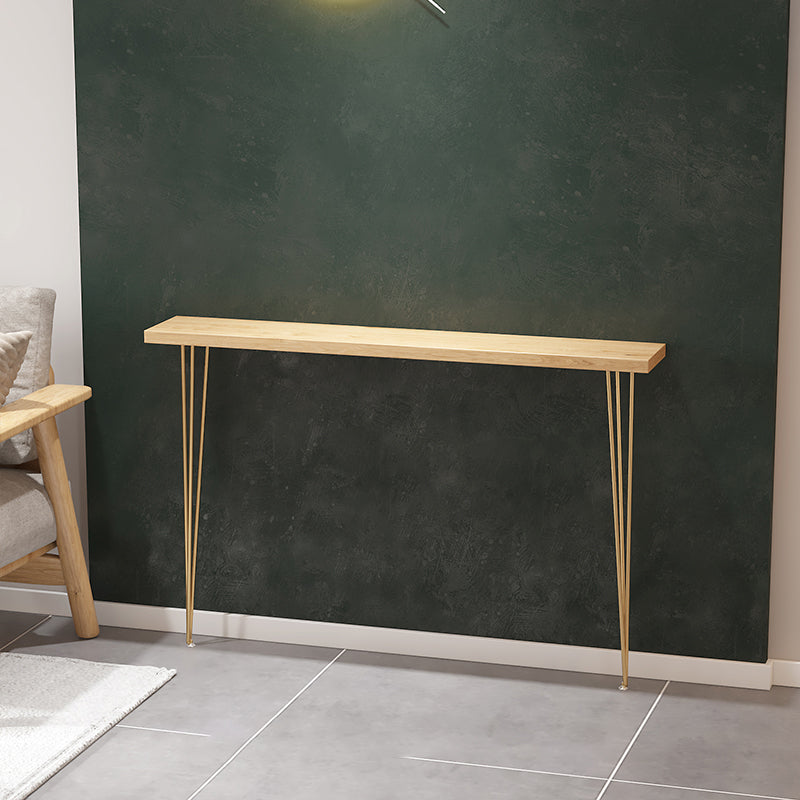 Rectangle Shape Contemporary Console Table Natural Console Sofa Table