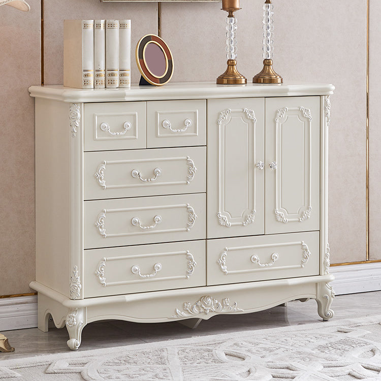 Modern Storage Chest Dresser Wooden Storage Chest with Doors