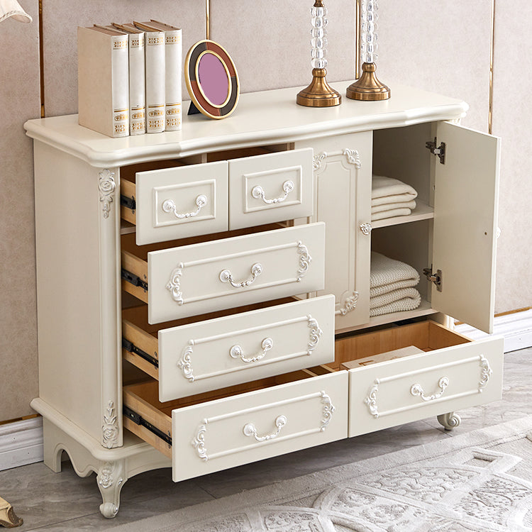 Modern Storage Chest Dresser Wooden Storage Chest with Doors