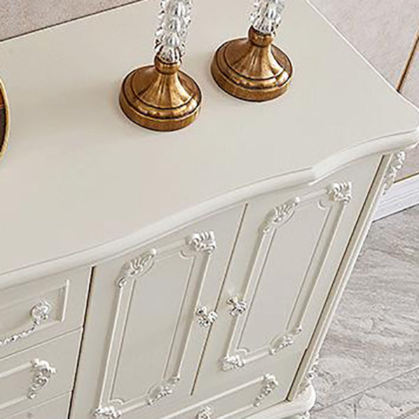 Modern Storage Chest Dresser Wooden Storage Chest with Doors