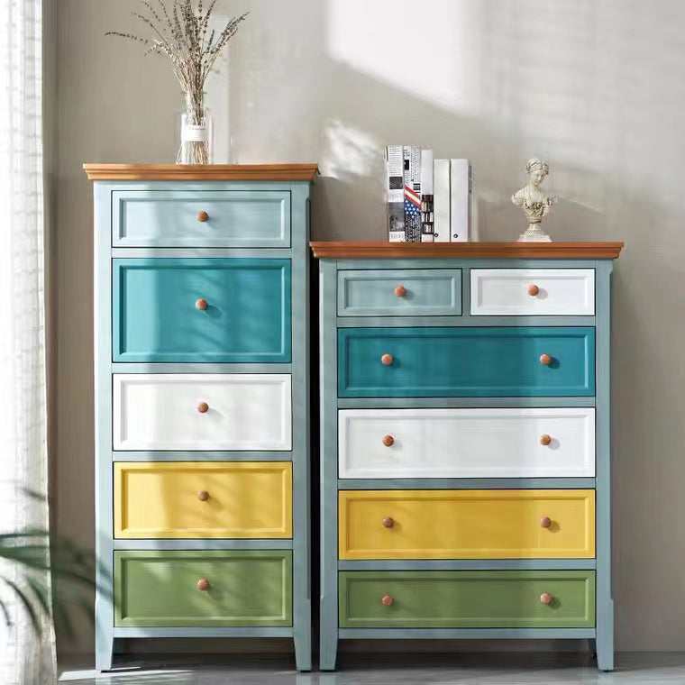 Wooden Storage Chest Dresser Modern Storage Chest with Drawers