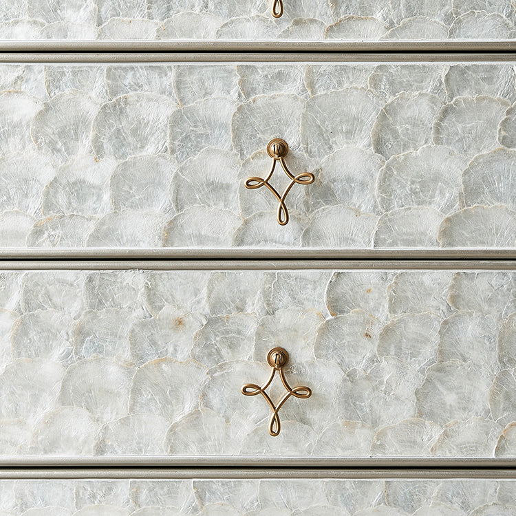 Stone Storage Chest Dresser Modern Storage Chest for Bedroom