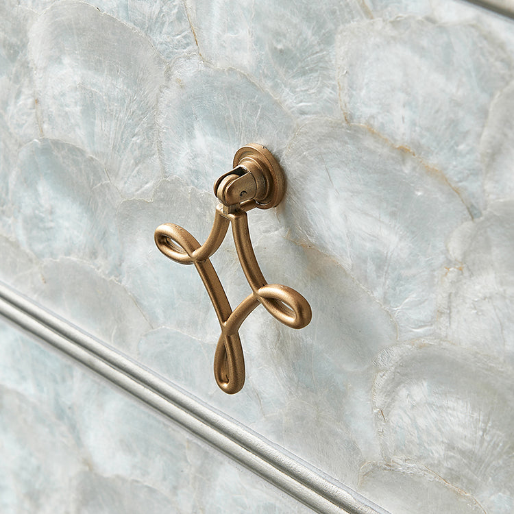 Stone Storage Chest Dresser Modern Storage Chest for Bedroom