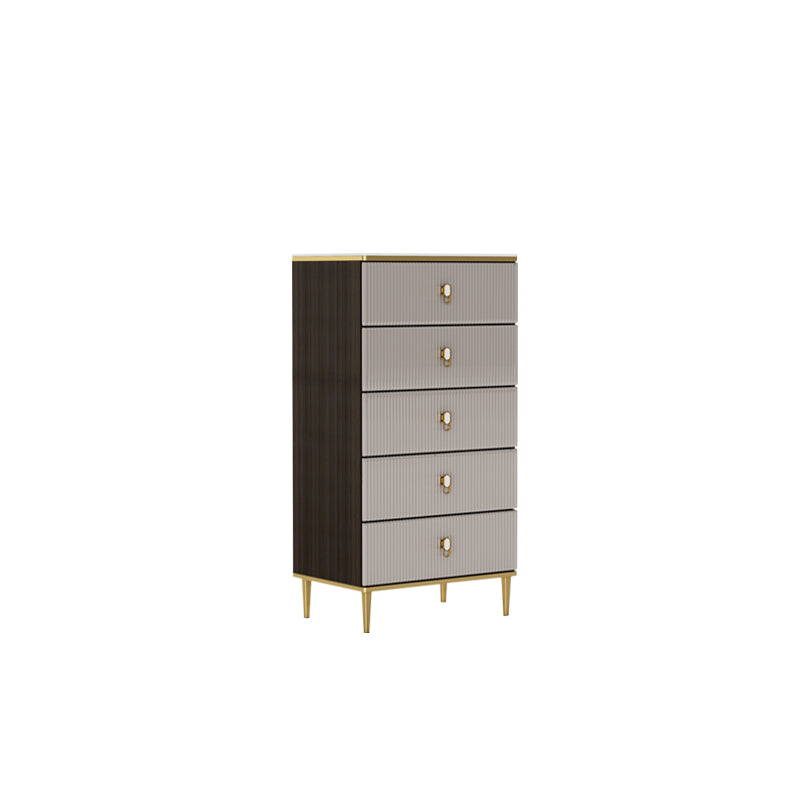 Modern Storage Chest Dresser Stone Storage Chest with 5 Drawers