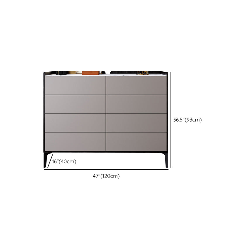 Stone Storage Chest Modern Storage Chest Dresser for Bedroom