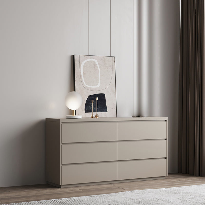 Modern Storage Chest Dresser Wooden Storage Chest with 6 Drawers