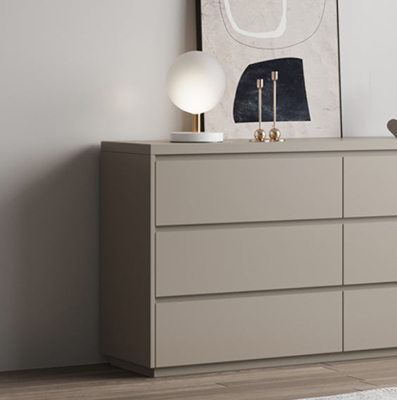 Modern Storage Chest Dresser Wooden Storage Chest with 6 Drawers