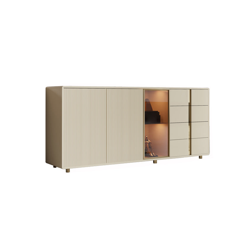 Glam Storage Chest Dresser Wooden Storage Chest with 4 Drawers