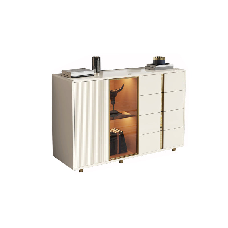 Glam Storage Chest Dresser Wooden Storage Chest with 4 Drawers