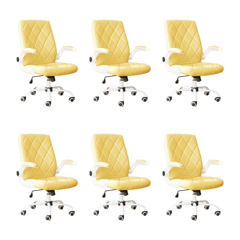 Modern Removable Arms Office Chair Tilt Mechanism No Distressing Chair with Wheels