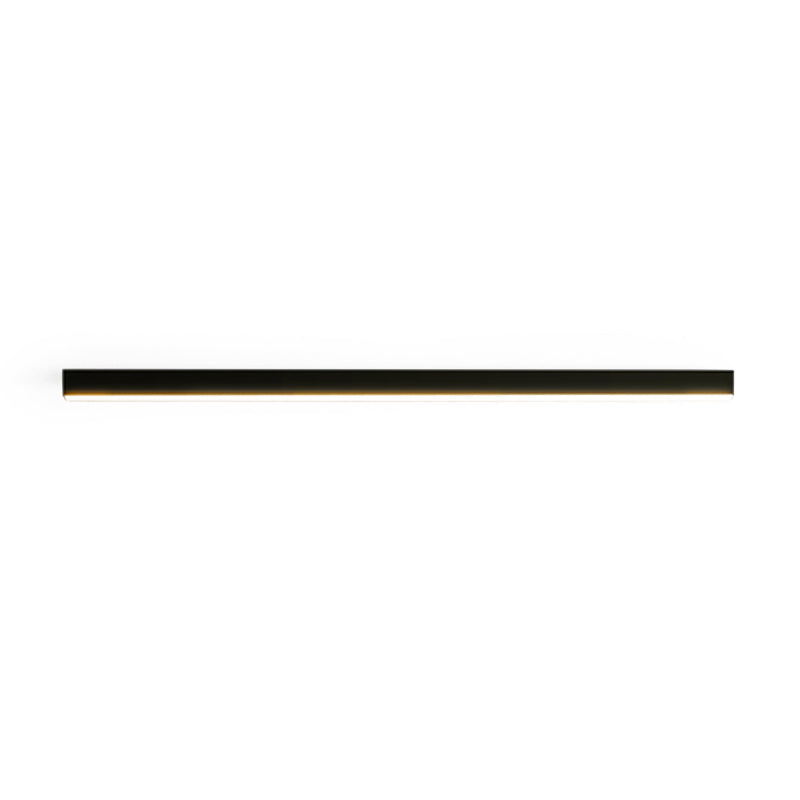 Modern Metal Flush Mount Linear Shape Ceiling Lamp with Acrylic Shade for Living Room