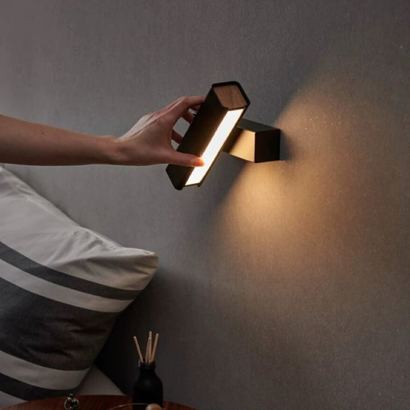 Modernism Single White/Black Wall Mounted Sconce LED Wall Light for Bedroom