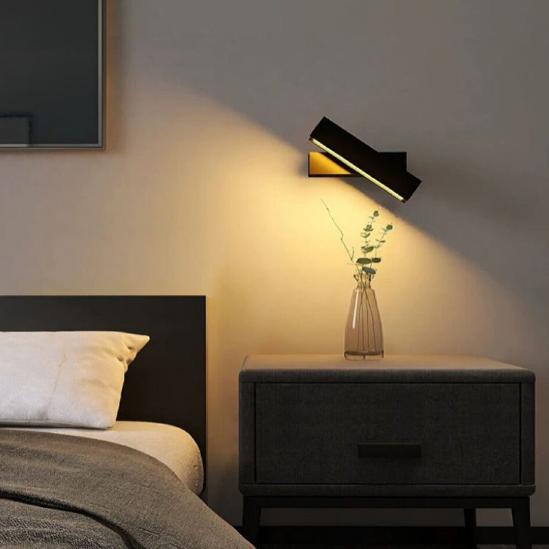 Modernism Single White/Black Wall Mounted Sconce LED Wall Light for Bedroom