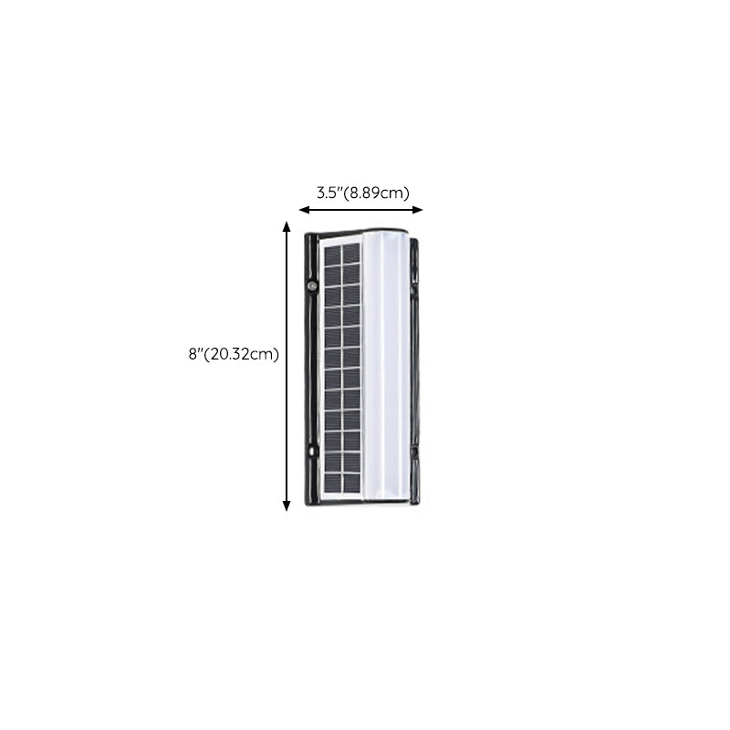 Linear Wall Lighting Modern Metal 1 Light Wall Sconce in Black