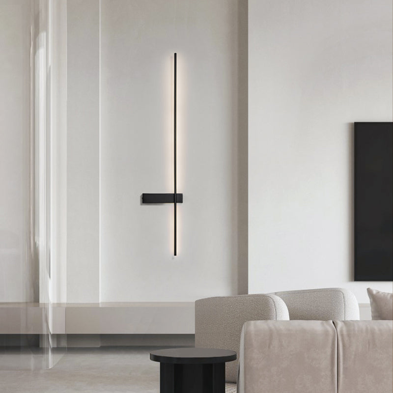 Contemporary Metal Wall Lighting Ideas Black Wall Lamp for Living Room