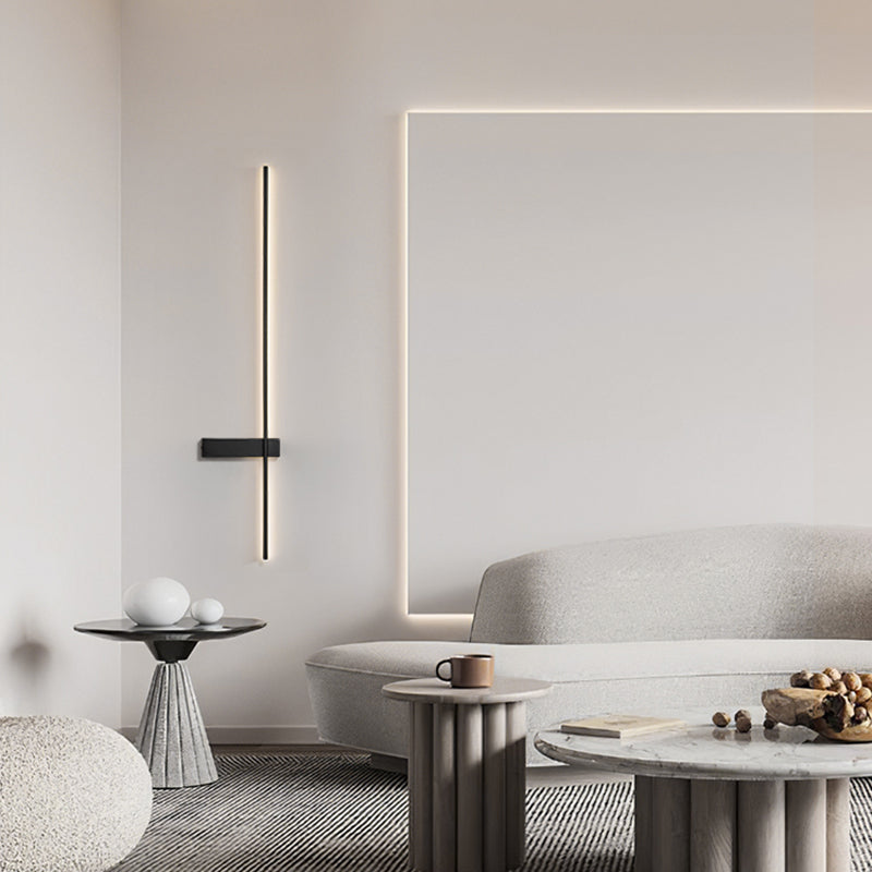 Contemporary Metal Wall Lighting Ideas Black Wall Lamp for Living Room