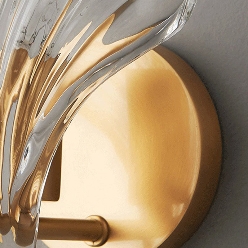 Postmodern Wall Lamp Minimalist Wall Light Sconce with Glass Shade for Sitting Room
