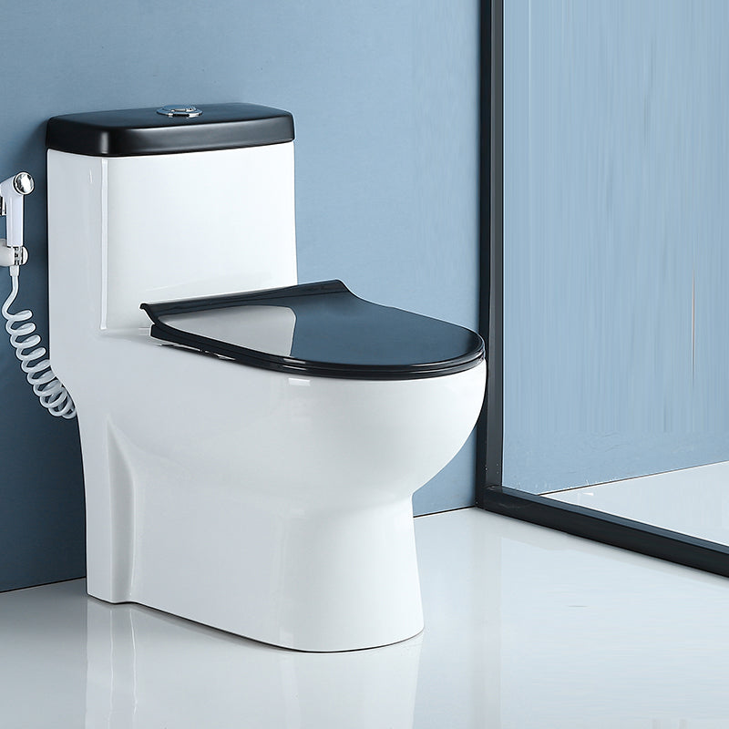 Traditional Ceramic Flush Toilet Spray Gun Included Urine Toilet for Bathroom
