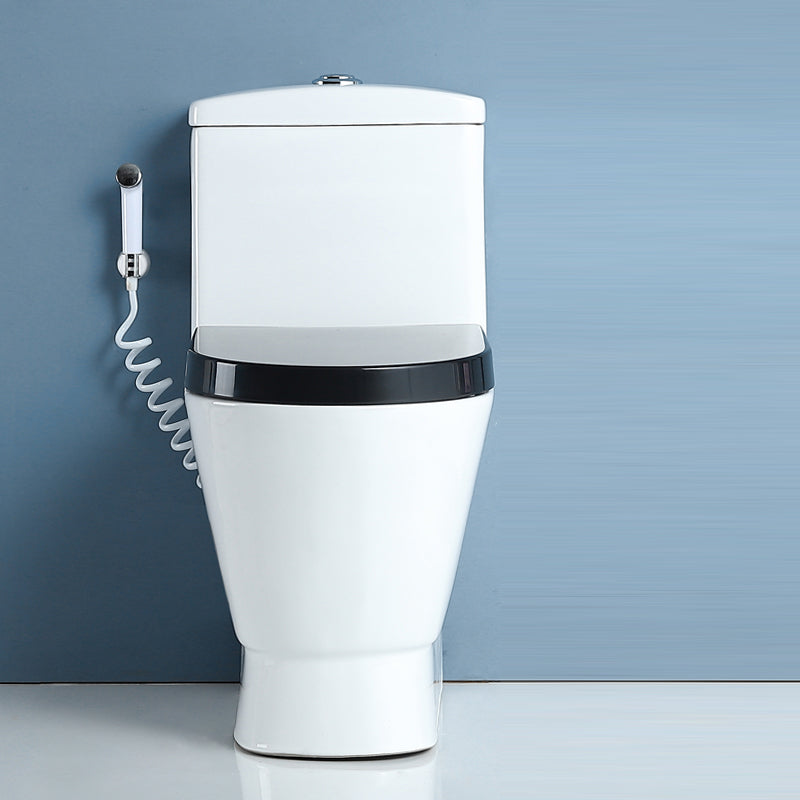 Traditional Ceramic Flush Toilet Spray Gun Included Urine Toilet for Bathroom