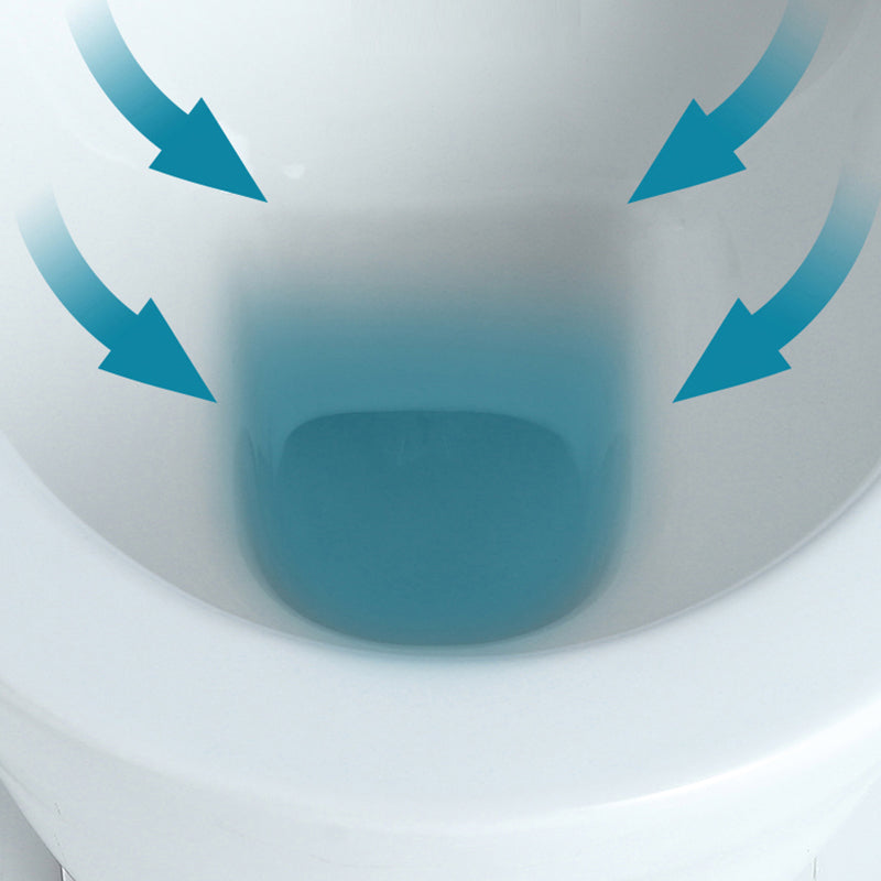 Traditional Ceramic Flush Toilet Spray Gun Included Urine Toilet for Bathroom