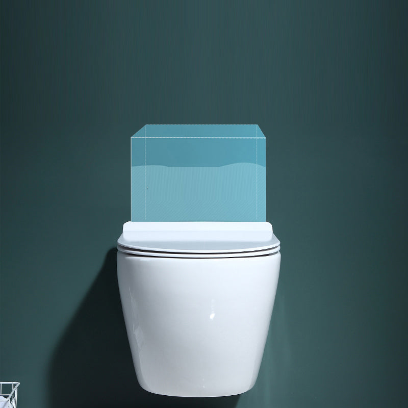 Wall Mount Modern Urine Toilet All In One Single Flush Porcelain Toilet