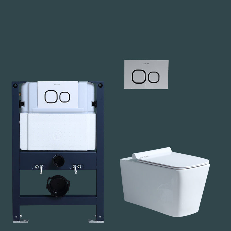 Wall Mount Modern Urine Toilet All In One Single Flush Porcelain Toilet