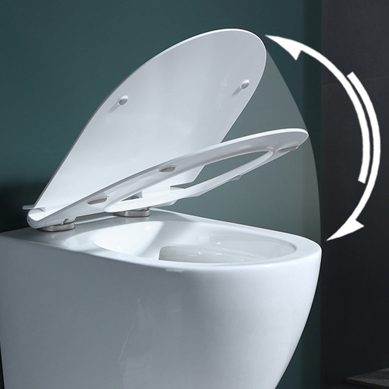Wall Mount Modern Urine Toilet All In One Single Flush Porcelain Toilet