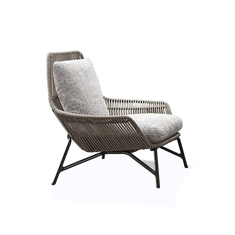 Wicker Outdoor Patio Sofa Modern Water Resistant Patio Sofa with Cushions