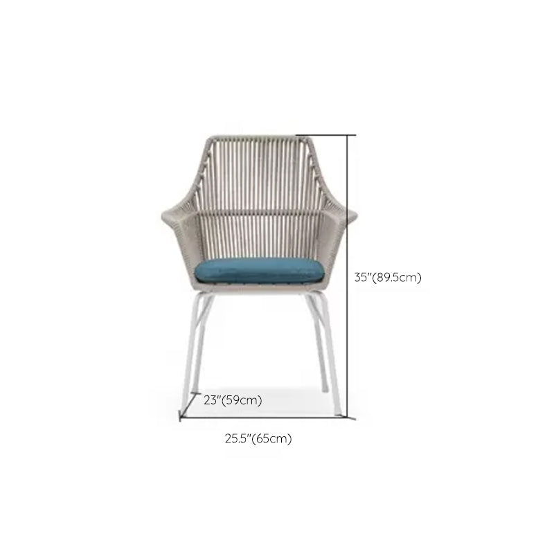 Wicker Outdoor Patio Sofa Modern Water Resistant Patio Sofa with Cushions