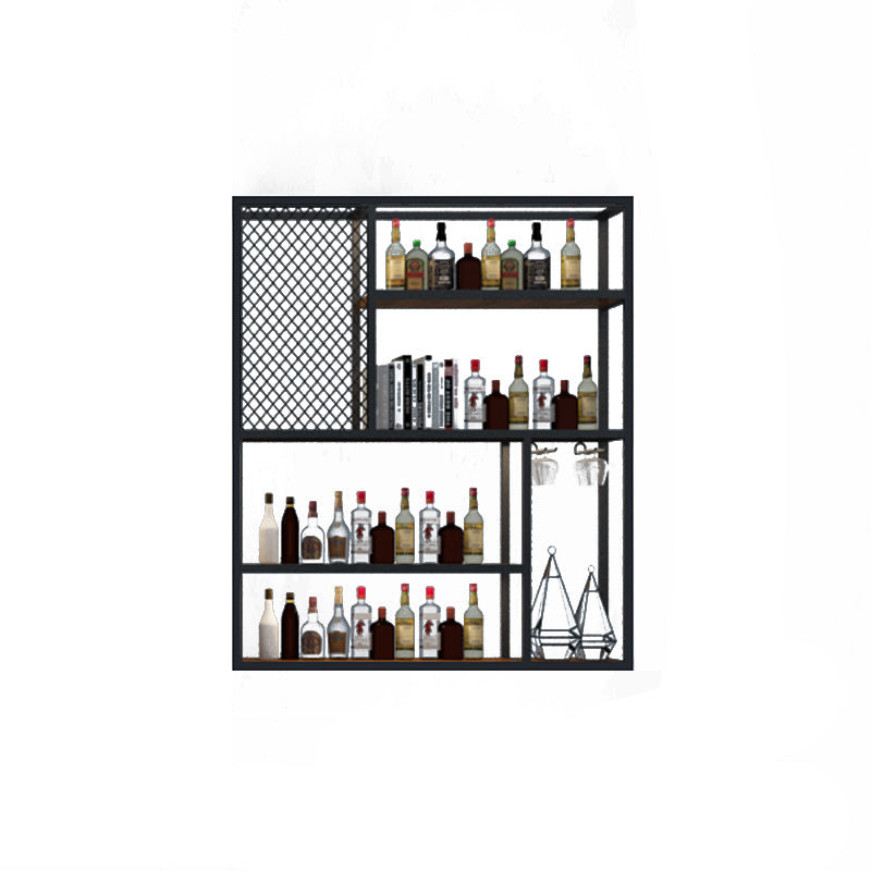 Wall Mounted Wine Bottle Rack Metal Wine Bottle Rack for Home