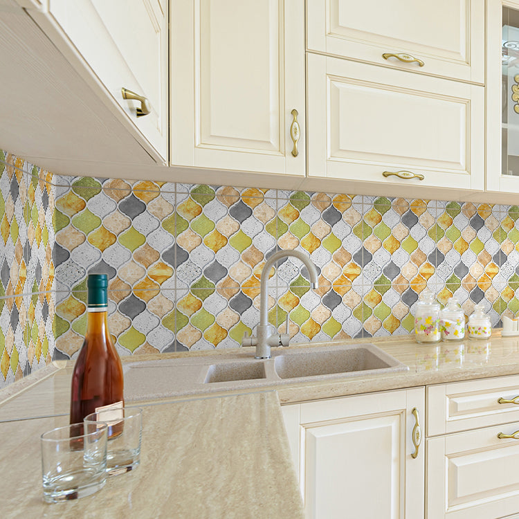 Mosaic Tile Peel and Stick Tile Kitchen Waterproof Backsplash Peel and Stick Wall Tile