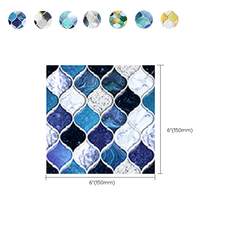 Mosaic Tile Peel and Stick Tile Kitchen Waterproof Backsplash Peel and Stick Wall Tile