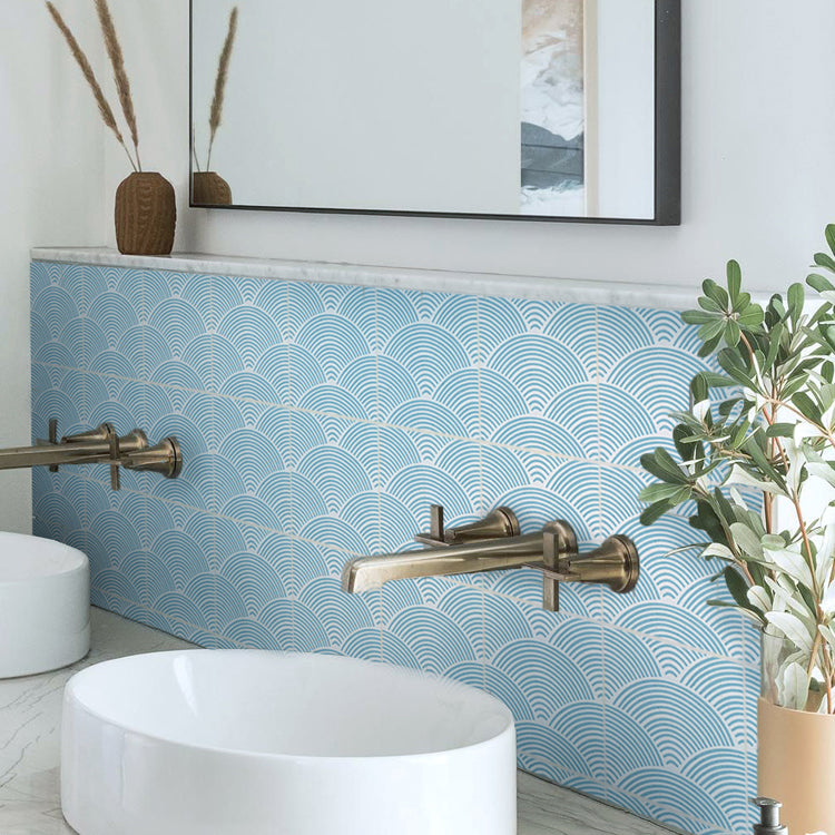 Modern Mosaic Tile Peel and Stick Tile Pvc Kitchen Backsplash Peel and Stick Wall Tile