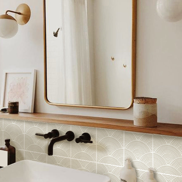 Modern Mosaic Tile Peel and Stick Tile Pvc Kitchen Backsplash Peel and Stick Wall Tile