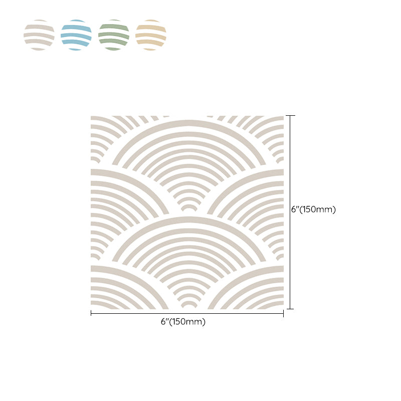 Modern Mosaic Tile Peel and Stick Tile Pvc Kitchen Backsplash Peel and Stick Wall Tile