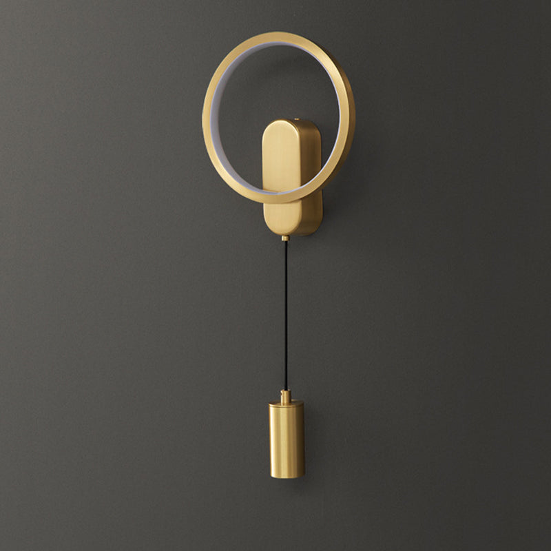 Contemporary 1/2-Light Wall Mounted Sconce LED Metal Wall Light