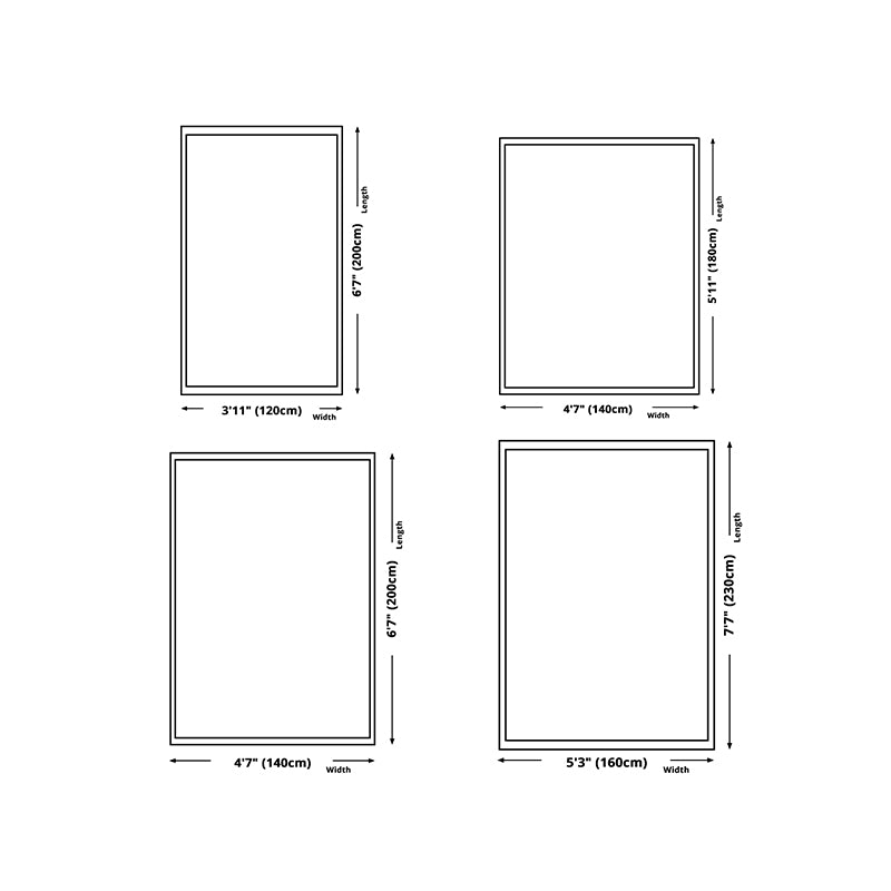 Americana Tribal Diamond Rug Beige Polyester Area Rug Stain Resistant Rug for Bedroom