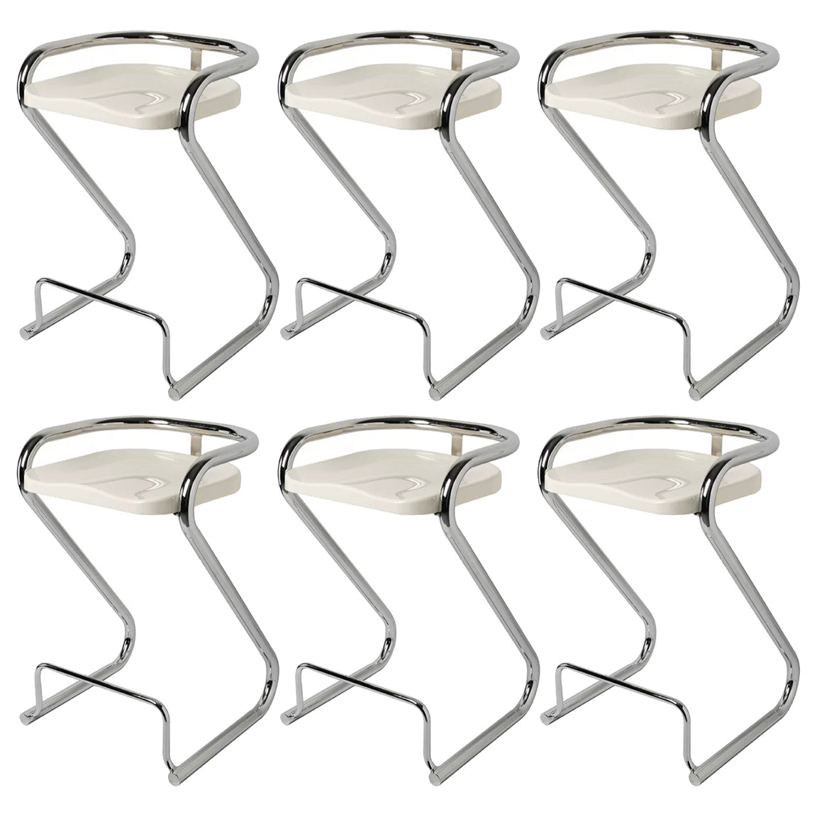 Contoured Seat Dining Stool Low Back Bar Stool with Metal Base