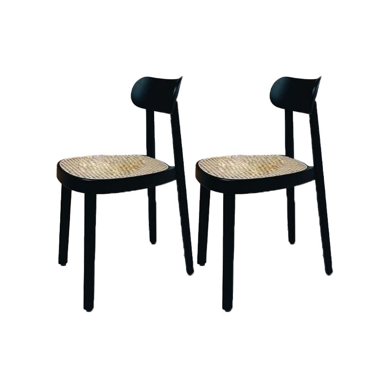 Contemporary Style Wood Counter Chair Footrest Counter Stool for Restaurant