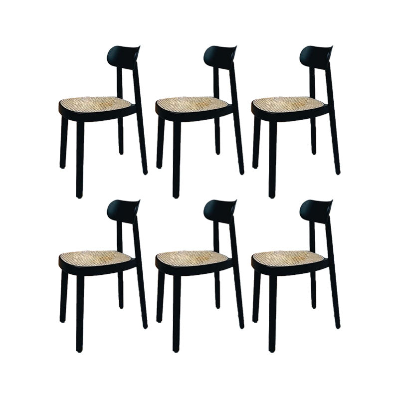Contemporary Style Wood Counter Chair Footrest Counter Stool for Restaurant