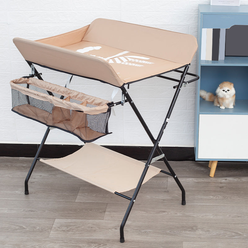 Portable Changing Table Folding Baby Changing Table with Basket