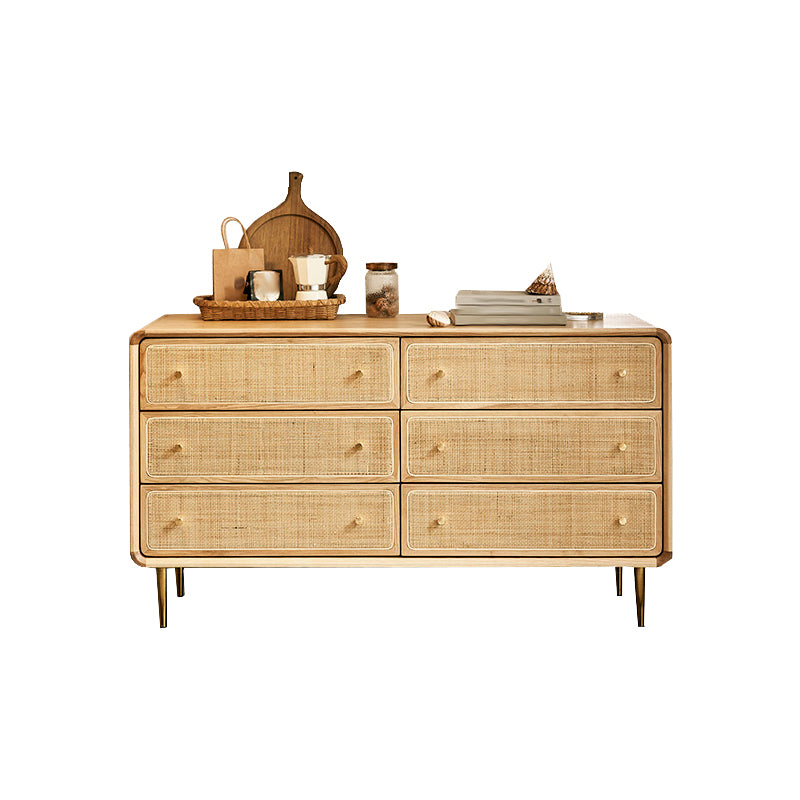 Modern Storage Chest Dresser Solid Wood Storage Chest for Bedroom