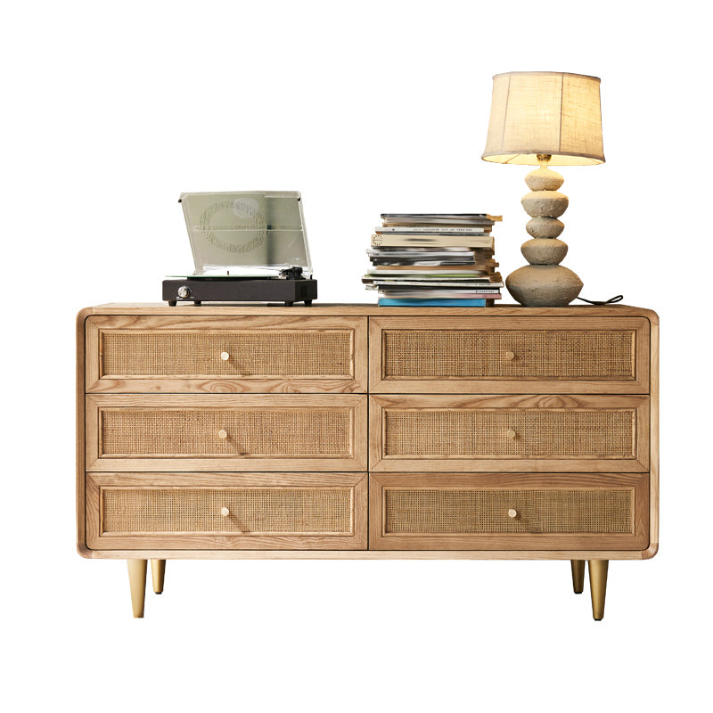 Modern Storage Chest Dresser Solid Wood Storage Chest for Bedroom