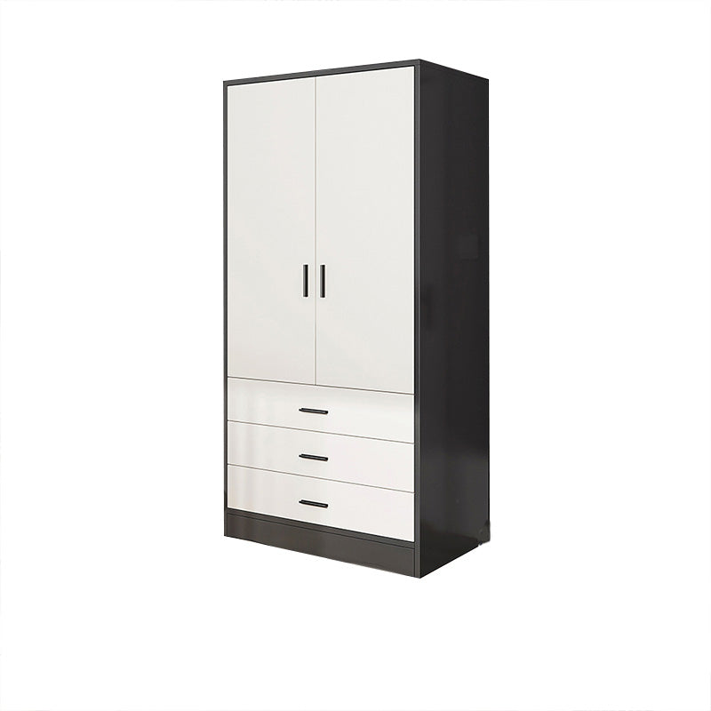 Rectangular Wardrobe Cabinet Modern Simple Wooden Wardrobe Armoire